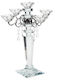 Keskor Candle Holder Crystal 5 Seats in Transparent Color 30x30x38cm 1pcs