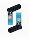 Ekmen Van Gogh Women's Patterned Socks Light Blue