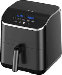 Midea Air Fryer with Removable Basket 5.7lt Black