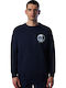 Sweatshirt mit Kapuze Blau