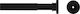 Sealskin Pliere Bară de Perdea de Duș Drept cu Ventuză din Aluminiu Neagră Φ28mm 80-130εκ.
