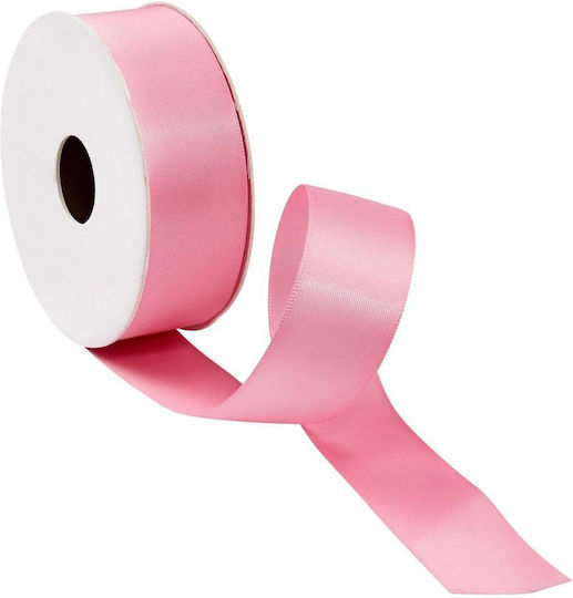 Butlers Satin,σατεν Band Monochrom Rosa 5meters mit Breite 25mm