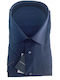 Short-sleeved Linen Shirt Blue