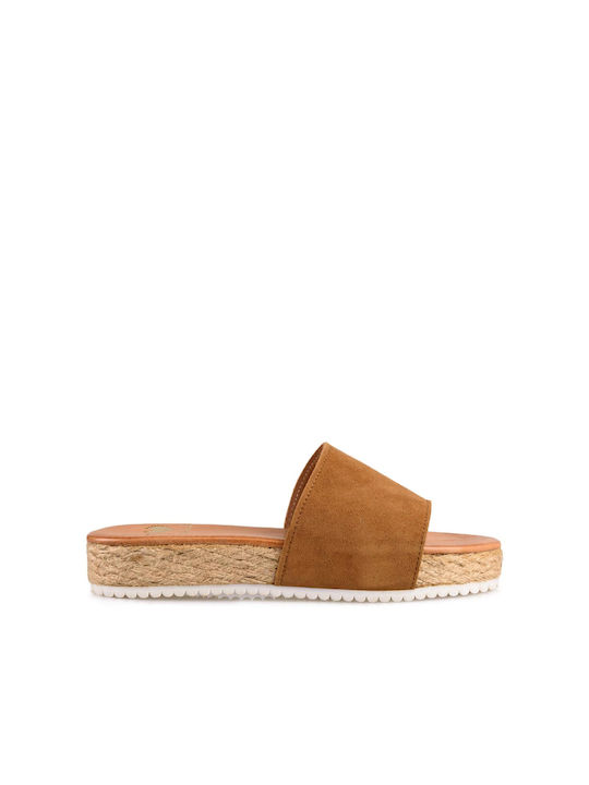 I Love Sandals Suede Women's Sandals Tabac Brown