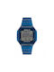 Adidas Digital Uhr Batterie mit Blau Kautschukarmband