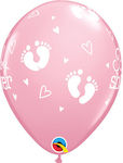 Μπαλόνια Baby Shower Ροζ 5τμχ