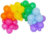 Composition with Balloons Latex Rainbow Multicolour BALLOON-ARCH-RAIN