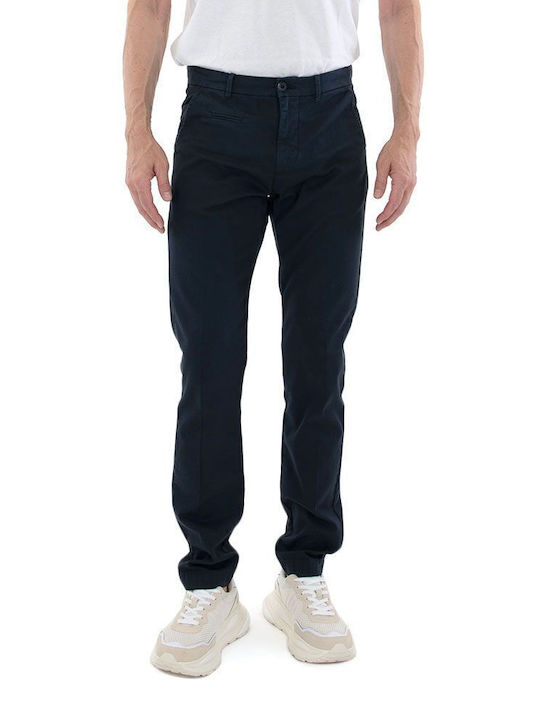 CHARLIE Hose Chino Elastisch in Schlanker Passform Blau