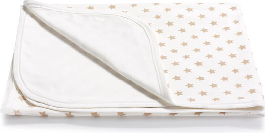 Jukki Baby Blanket Nursery Swaddling Cotton Beige 75x100cm