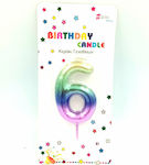 Birthday Number Candles Multicolour 500-6