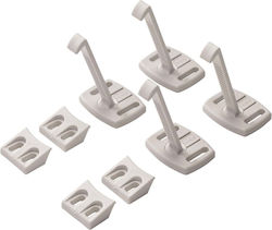 BabyDan Cabinet Lock Προστατευτικό για Μωρά 4τμχ