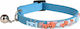 Flamingo Cat Collar Blue 10mm