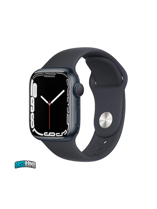 Orso Armband Silikon Blau (Apple Watch 44/45/46mm/Ultra 49mm)