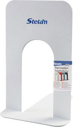 Metal Bookend in White Color 22x13.5cm.