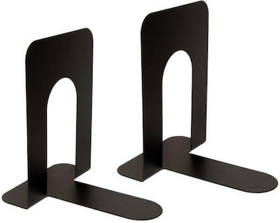 Metal Bookend in Black Color 15.5x19x12.5cm.