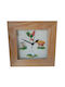 Etoile Wall Clock Wooden Brown Ø24cm