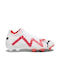 Puma Future Ultimate FG/AG Low Football Shoes with Cleats White / Black / Fire Orchid