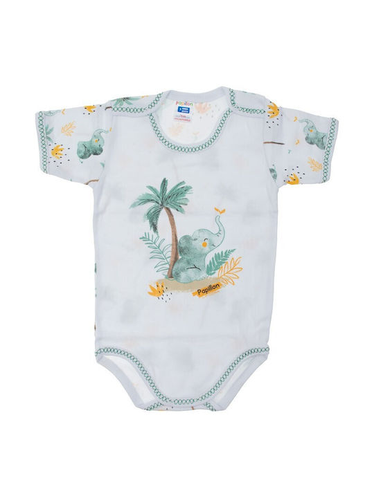 Papillon Kids Set Baby Unterwäsche Strampler Kurzärmelig Grün