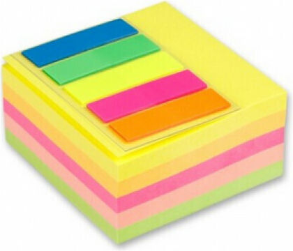 Madrid Papel Sticky Note Pads in Cube 400 Sheets