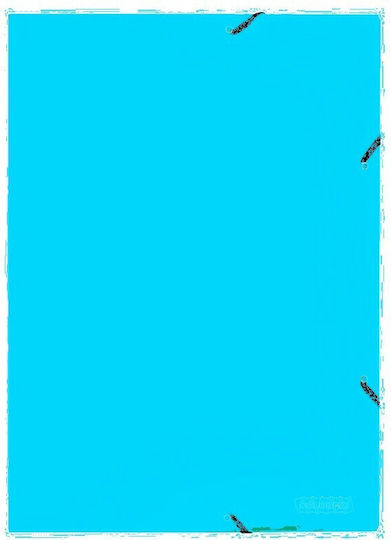 Colorfix Φάκελος Πρεσπάν με Λάστιχο και Αυτιά για Χαρτί A4 Γαλάζιος