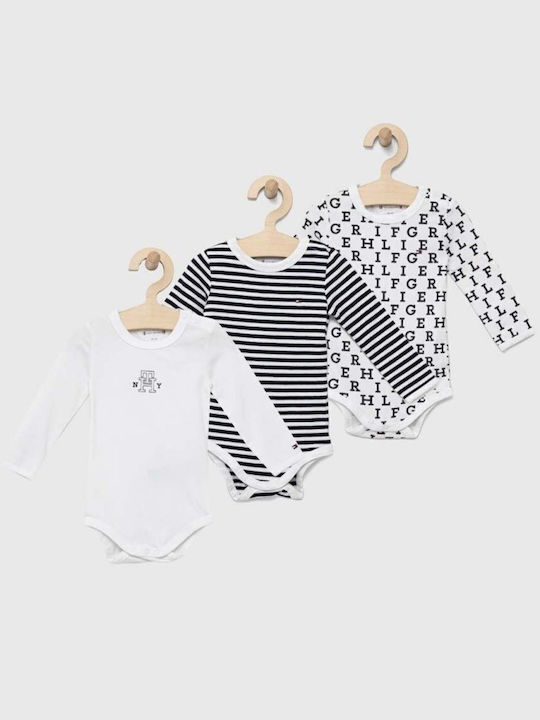 Tommy Hilfiger Set Babystrampler Langärmliges Mehrfarbig 3Stück