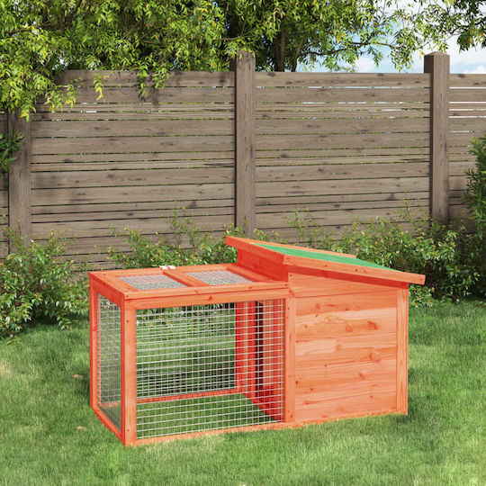 vidaXL 172289 Wooden Cage for Rabbits 100.5x54x55cm