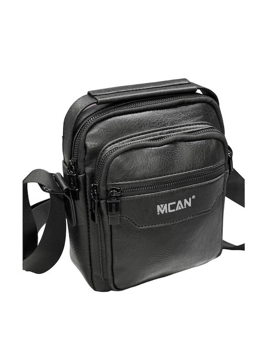 Mohicans Black Line Ανδρική Τσάντα Ώμου / Χιαστί σε Μαύρο χρώμα