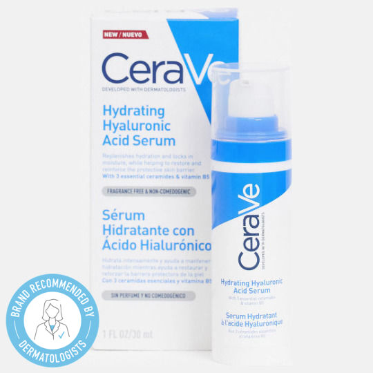 CeraVe Hydrating Hyaluronic Acid Moisturizing Serum Face with Hyaluronic Acid for Radiance 30ml