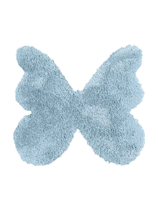 Madi Παιδικό Χαλί Πεταλούδες Γαλάζιο 160x160cm