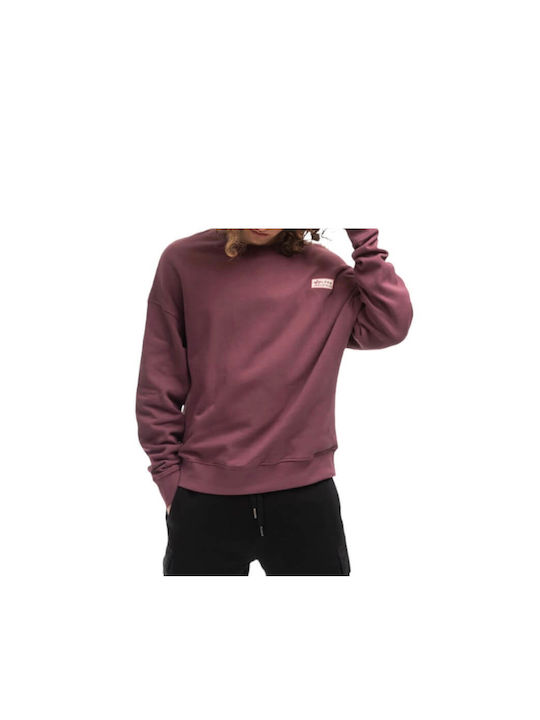 Alpha Industries Herren Sweatshirt Burgundisch