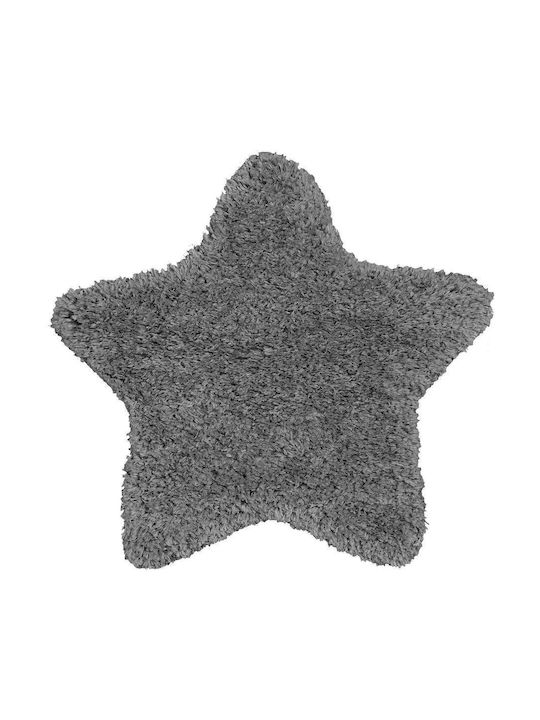 Madi Παιδικό Χαλί Αστέρια Γκρι 120x120cm