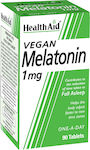 Health Aid Vegan Melatonin 1mg Συμπλήρωμα για τον Ύπνο 90 ταμπλέτες