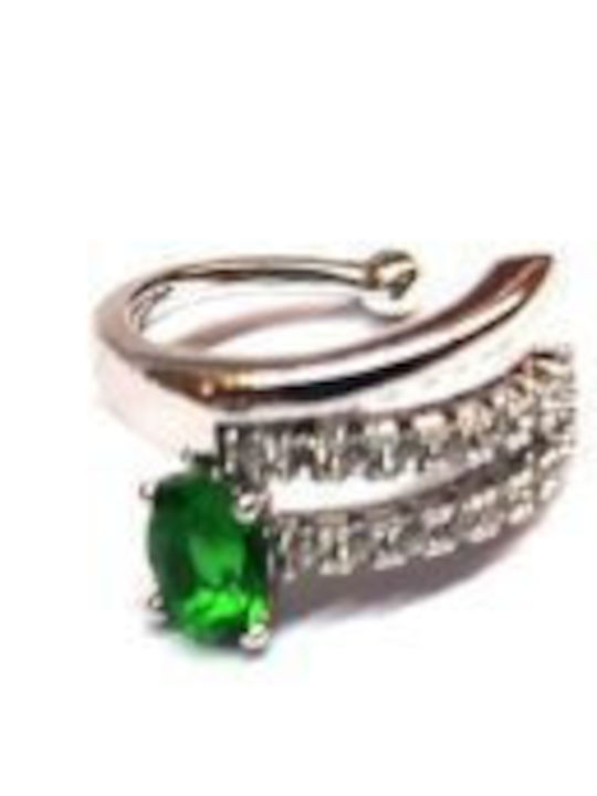 Amalfi Accessories Einzelner Ohrring Cuff aus Stahl Vergoldet