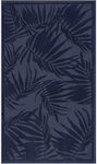Lino Home Blue Cotton Beach Towel 160x86cm