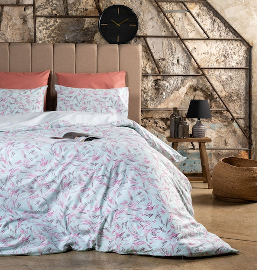 Cokitex Paint Σετ Υπέρδιπλο 4τμχ 175x235+30εκ. με Λάστιχο Pink