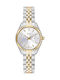 Queen's Womens Watch 26mm Battery with Gold Stainless Steel Bracelet