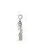 Inart Hanging Lucky Charm Burner Gray made of Fabric 35cm 1pcs
