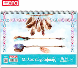 +Efo Ζωγραφικό Μπλοκ A4 21x29.7cm 40 Blätter 1Stück (Μiverse Designs)