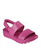 Breezy Feels Women's Flat Sandals Fuchsia