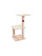 Animal Scratching Post Cat Trees Beige 3 levels 30x30x64cm