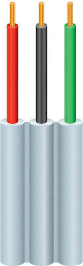 Geyer Power Cord with Diameter 3x1.5mm² in White Color 100m