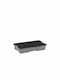 DEA home Kunststoff Aufbewahrungsbox mit Rollen und Deckel Gray 77x39x15.5cm 1Stück