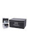 ArteLibre Plastic Storage Box with Lid Gray 39x29x39cm 1pcs