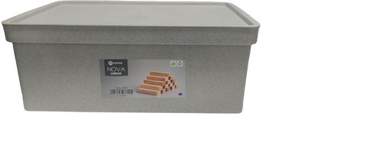 Viomes Plastic Storage Box with Lid 35.5x25.5x13.5cm 1pcs