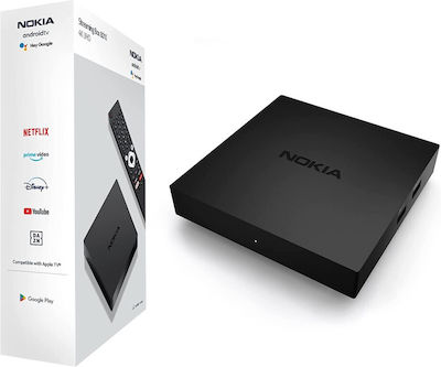 Nokia TV Box 4K UHD Wi-Fi 4GB RAM and 32GB Storage Android 11.0 OS and Google Assistant