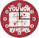 Koupakoupa Round Wooden Decorative Magnet