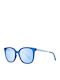 Skechers Unisex Sunglasses with Blue Frame and Blue Mirror Lens SE6099 91X