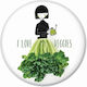 Fun Creations Rundes Dekoratives Magnet 5,9x5,9cm