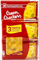 Παπαδοπούλου Cream Crackers Σίτου 3Χ140gr