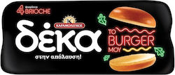 Καραμολέγκος Δέκα Ψωμάκια Brioche Burger 380gr